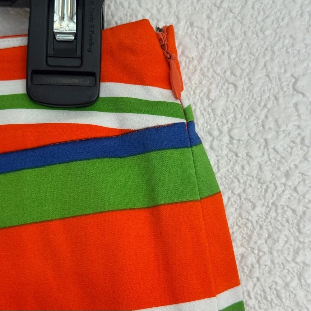 Kate Spade Size 6 Skirt the‎ Rules Barry Multi Color Stripe Mini Skirt